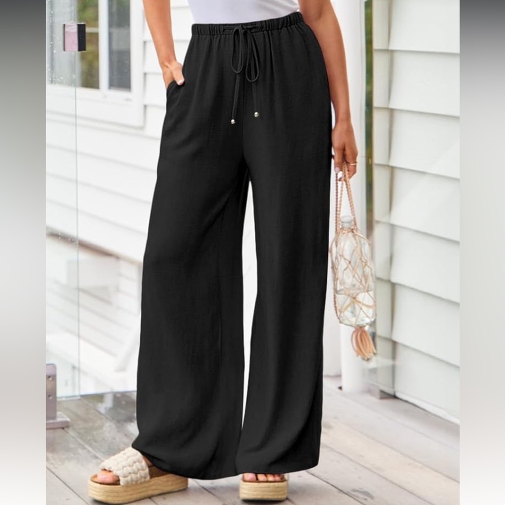 Women's Black Wide Leg Pants